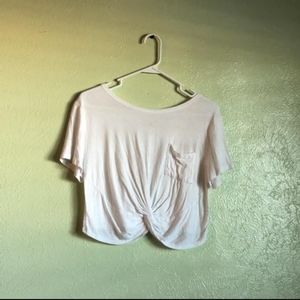White Crop Top